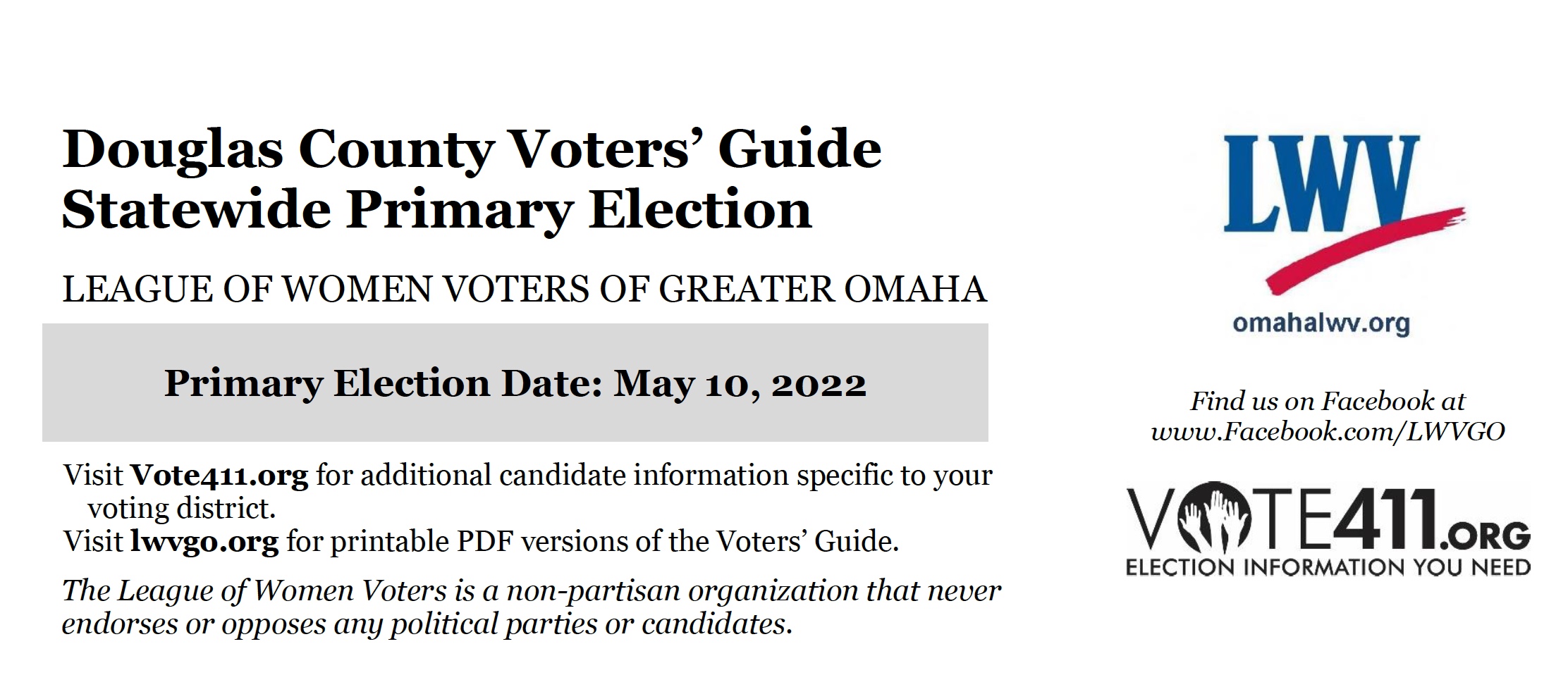 Douglas County Primary Election 2022 Voters Guide Now Available ...